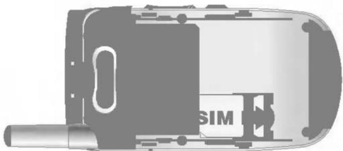 LG U8100 - Installing the USIM card - 1