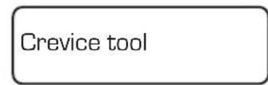 Crevice tool