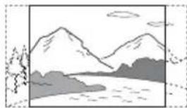 Simple line drawing of a mountain landscape with trees and water (no text or symbols)