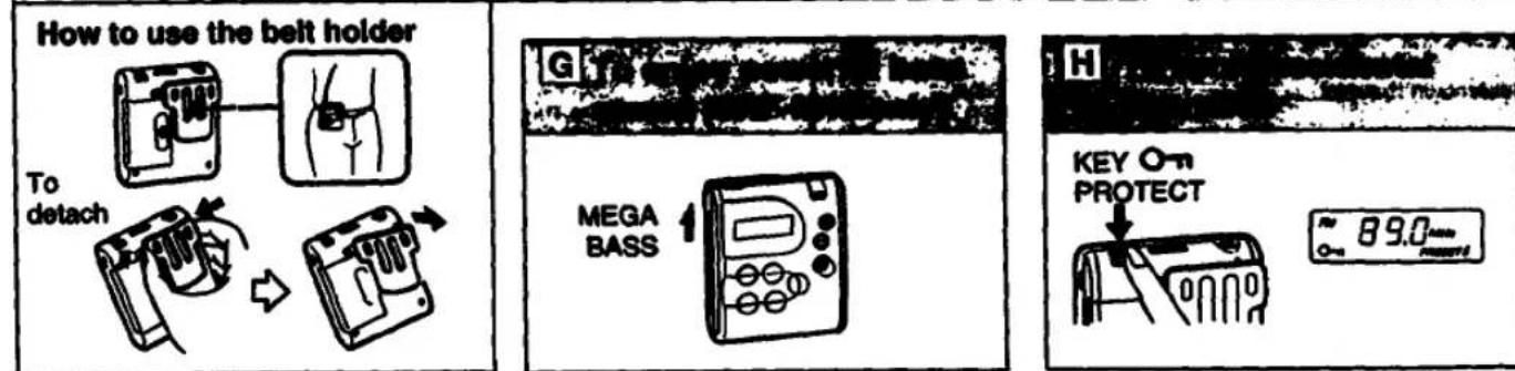 How to use the belt holder To detach G T MEGA BASS H KEY On PROTECT 89.0mm