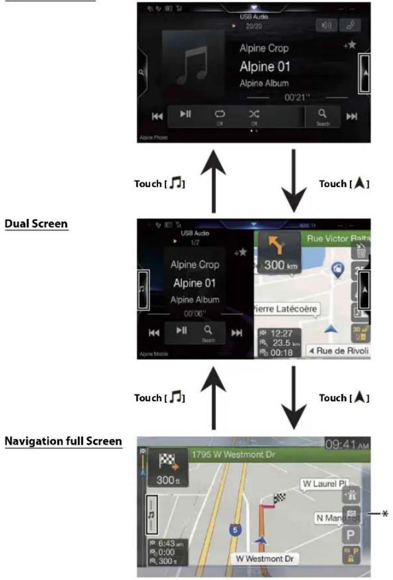 ALPINE X409-WRA-JK - About Dual Screen - 1