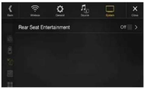 Rear Seat Entertainment Off >