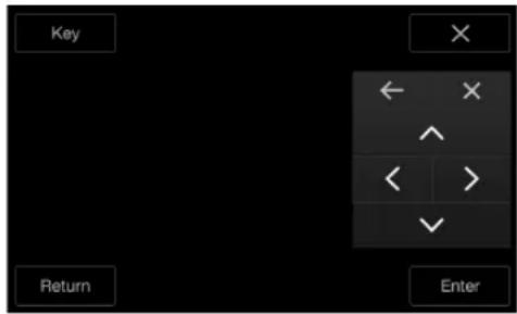 Key Return Enter ← X ^ < > ✓