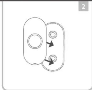 Diagram of a device with two circular components and directional arrows indicating movement or connection (no text or symbols)