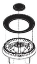 GE C2S900P3MD1 - Types of Surface Burners - 2