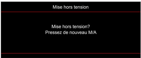 Mise hors tension Mise hors tension? Pressez de nouveau M/A