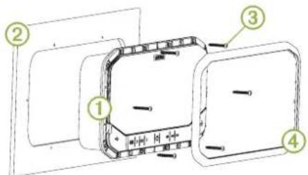 Diagram of a device with numbered components and labeled parts, likely illustrating a mechanical or electrical assembly.