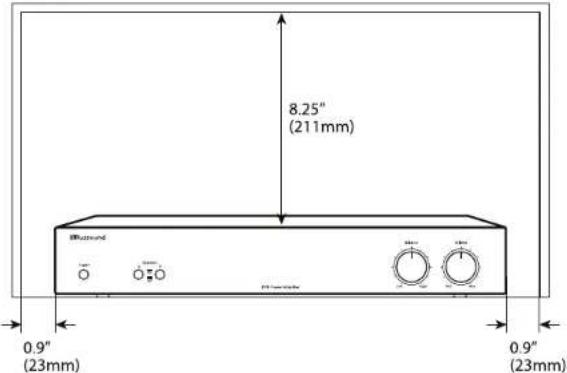 8.25" (211mm) 0.9" (23mm) 0.9" (23mm)