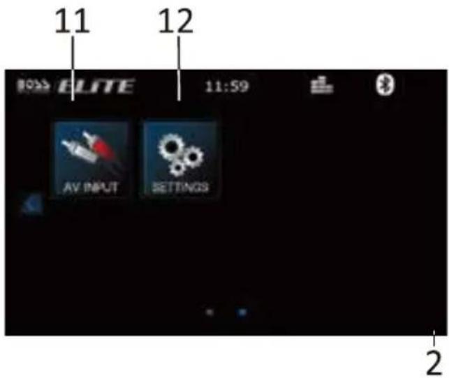 11 12 BOSS ELITE 11:59 AV INPUT SETTINGS 2