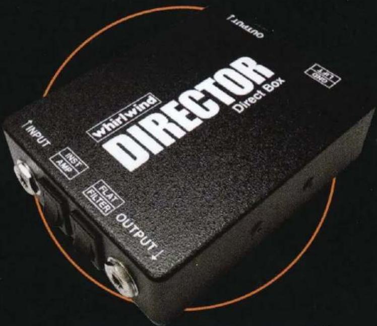 Tinatino whirlwind DIRECTOR DIRECT Box INPUT RST AMP FLAT PIK/EB OUTPUT