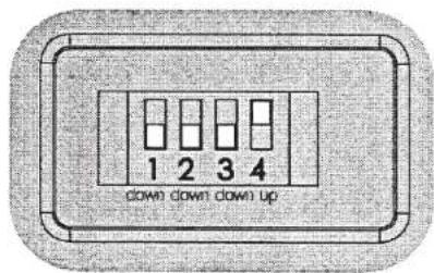 1 2 3 4 down down down up
