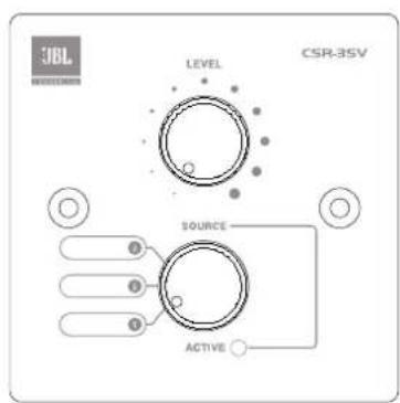 JBL LEVEL CSR-3SV SOURCE ACTIVE