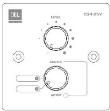 JBL LEVEL CSR-25V SOURCE ACTIVE