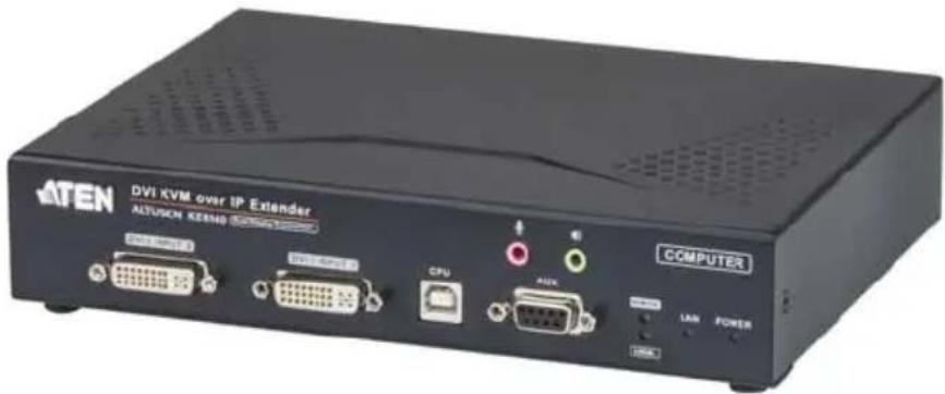 ATEN DVI KVM over IP Extender ALTUSON KE8560 COMPUTER CPU AUX LAN POWER