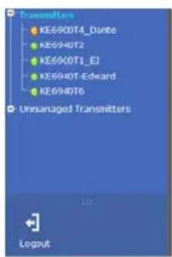 Transmission KE690DT4_Dunte KE6940T2 KE690DT1_EJ KE6940T-Edward KE6940T6 Unmanaged Transmitters Logout