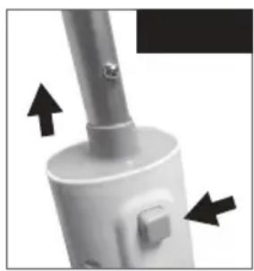 TERMOZETA Vaporona 1800 - HANDLE SHAFT FITTING AND BATTERY INSERTING - 4