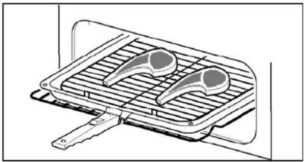 Tricity Bendix SE454GR - ALWAYS REMOVE THE GRILL PAN HANDLE DURING GRILLING. - 2
