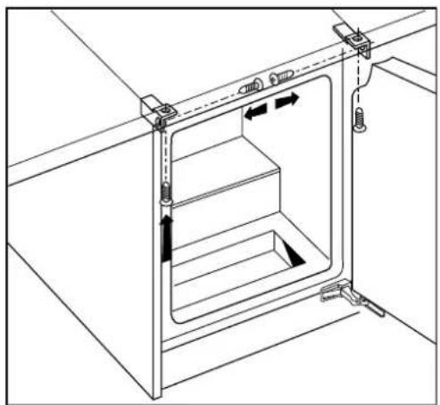 Tricity Bendix BF422W - Fitting a decorative door panel - 7