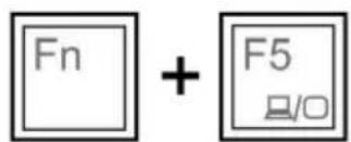 Fn + F5 ☐/☐