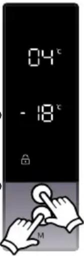 SVAN SVF1884NFDX - Ajustes de temperatura del frigorífico - 1