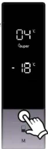 04°C Super -18°C M
