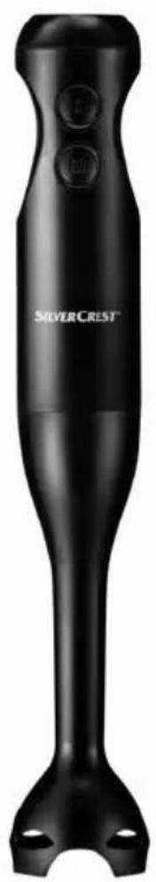 Black silver candle-like device with two circular buttons and a base, no visible text or symbols on the body.