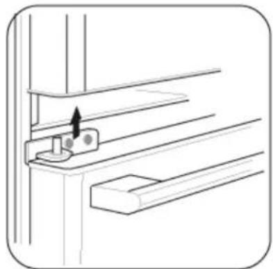 Technical line drawing of a mechanical bracket assembly with a highlighted section (no text or symbols)