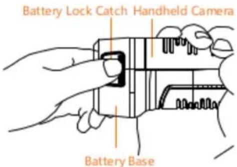 Battery Lock Catch Handheld Camera Battery Base