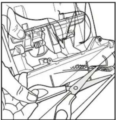 Technical line drawing of a mechanical assembly with no visible text or symbols