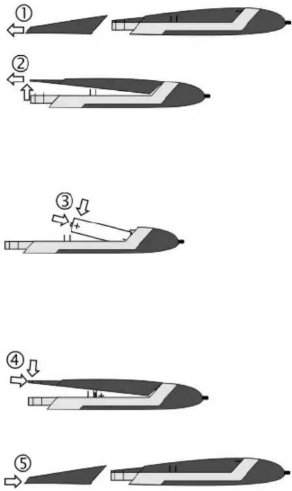 SILVERCREST SGT 10.6 A2 - Step 1: Inserting the battery into the digital pen - 1