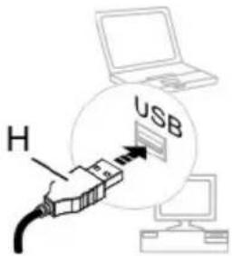 H USB