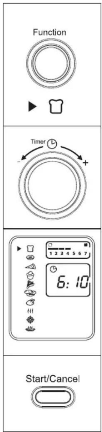 Function Timer - + 6: 10 Start/Cancel