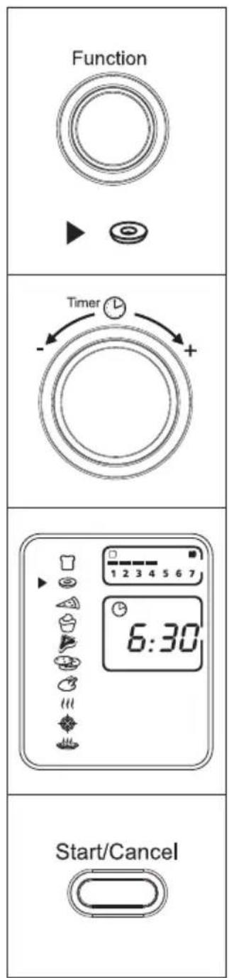 Function Timer - + 6:30 Start/Cancel