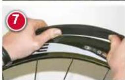 Raleigh Willow - Fitting a tubular tyre - 7