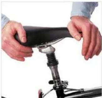 Raleigh Mustang - Shock post Clip type saddle - 1