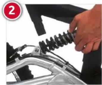 Raleigh Mustang - Rear suspension - 2