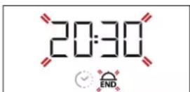 PRIVILEG PBWR6 OH5V IN - PROGRAMMING THE END COOKING TIME/DELAYED START - 1