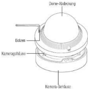 Dome-Abdeckung Bolzen Kameragehäuse Kamera-Genäuse