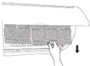 DAITSU APD-12HX - Retirez le filtre à air - 1