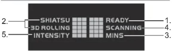 2. SHIATSU READY 3D ROLLING SCANNING 5. INTENSITY MINS 1. 4. 3.
