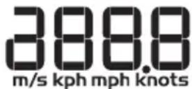 OREGON SCIENTIFIC WMR 89 - Per selezionare l'unità di velocità del vento: - 1