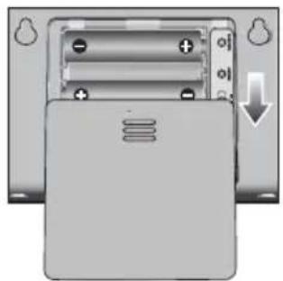 OREGON SCIENTIFIC WMR 89 - Per inserire le batterie: - 1