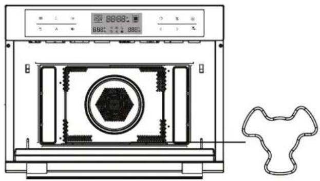 Hotpoint Ariston MWHA 424.1 X - Installation de la poêle à fond cannelé - 1