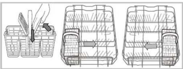 Hotpoint Ariston LSTF 9M124 C EU - Cestino delle posate - 1