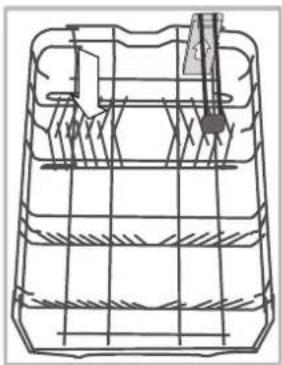 Hotpoint Ariston LSTF 9M124 C EU - Cesto inferiore - 2