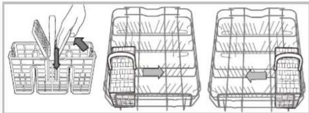 Hotpoint Ariston LSTF 9M124 C EU - Košík na příbory - 1