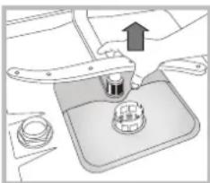 Hotpoint Ariston LSTF 9M124 C EU - Cleaning the spray arms - 2