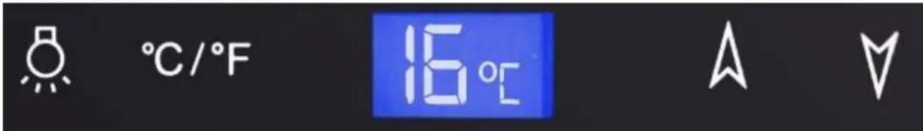 ℃/°F 16°C