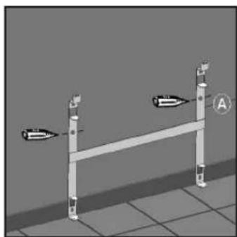Orbegozo RCD-500 - Fixation au mur : - 1