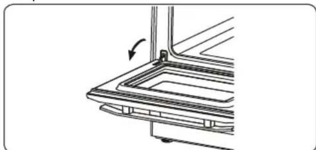 NORDMENDE SO106IX - Removal of the Oven Door - 1